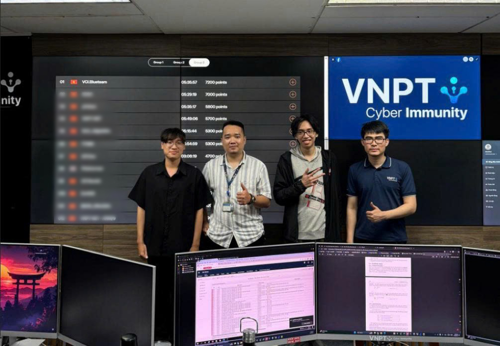 VNPT đạt TOP 3 tại giải Vô địch an ninh mạng thế giới